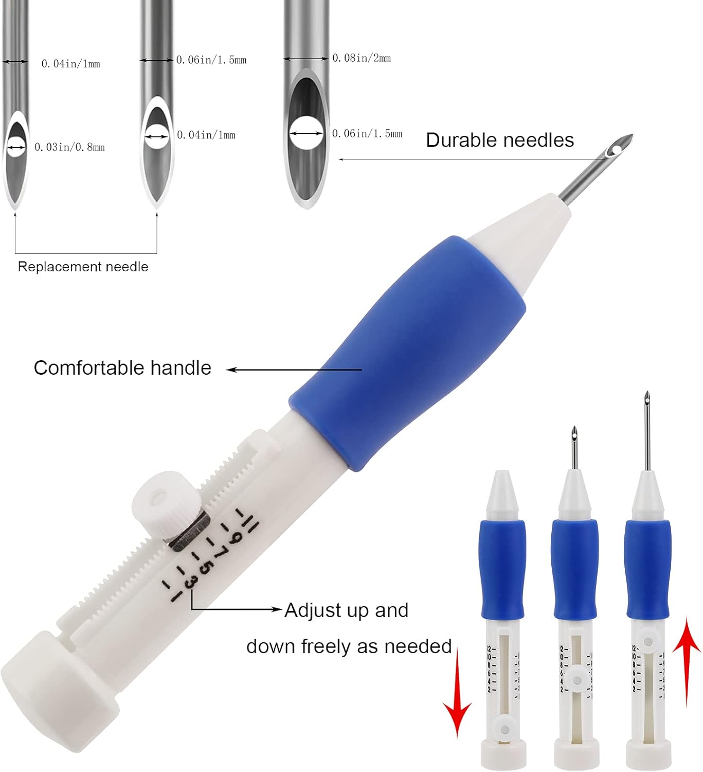 Easy Threading Tool for Punch Needle Embroidery