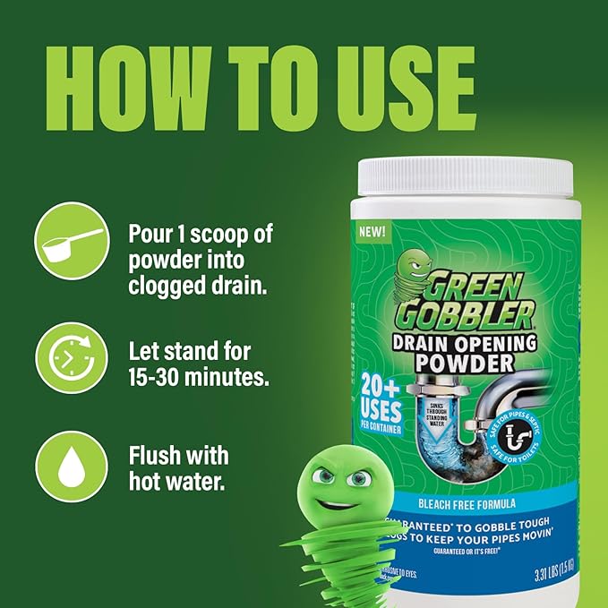 Powerful Drainage, Sinks & Pipes Blockage Removal Powder