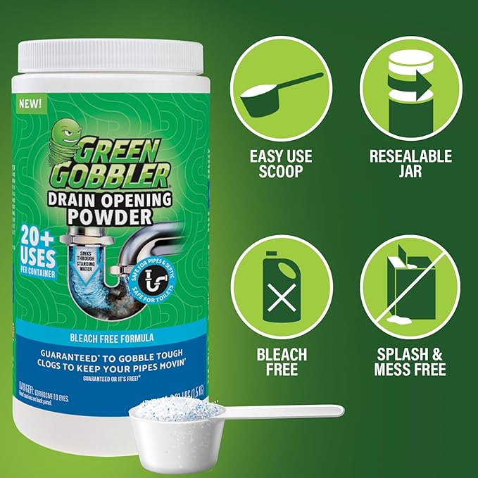 Powerful Drainage, Sinks & Pipes Blockage Removal Powder