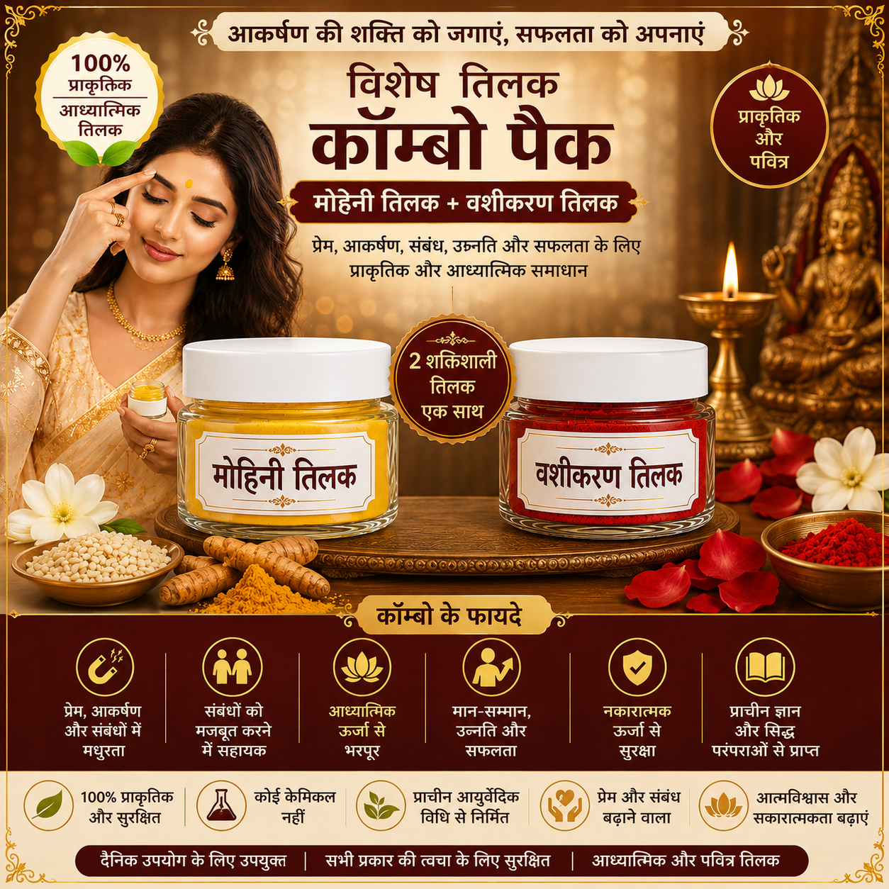 Mohini Tilak | मोहिनी तिलक attract men, women / manchaha pyar paye (30 gram)