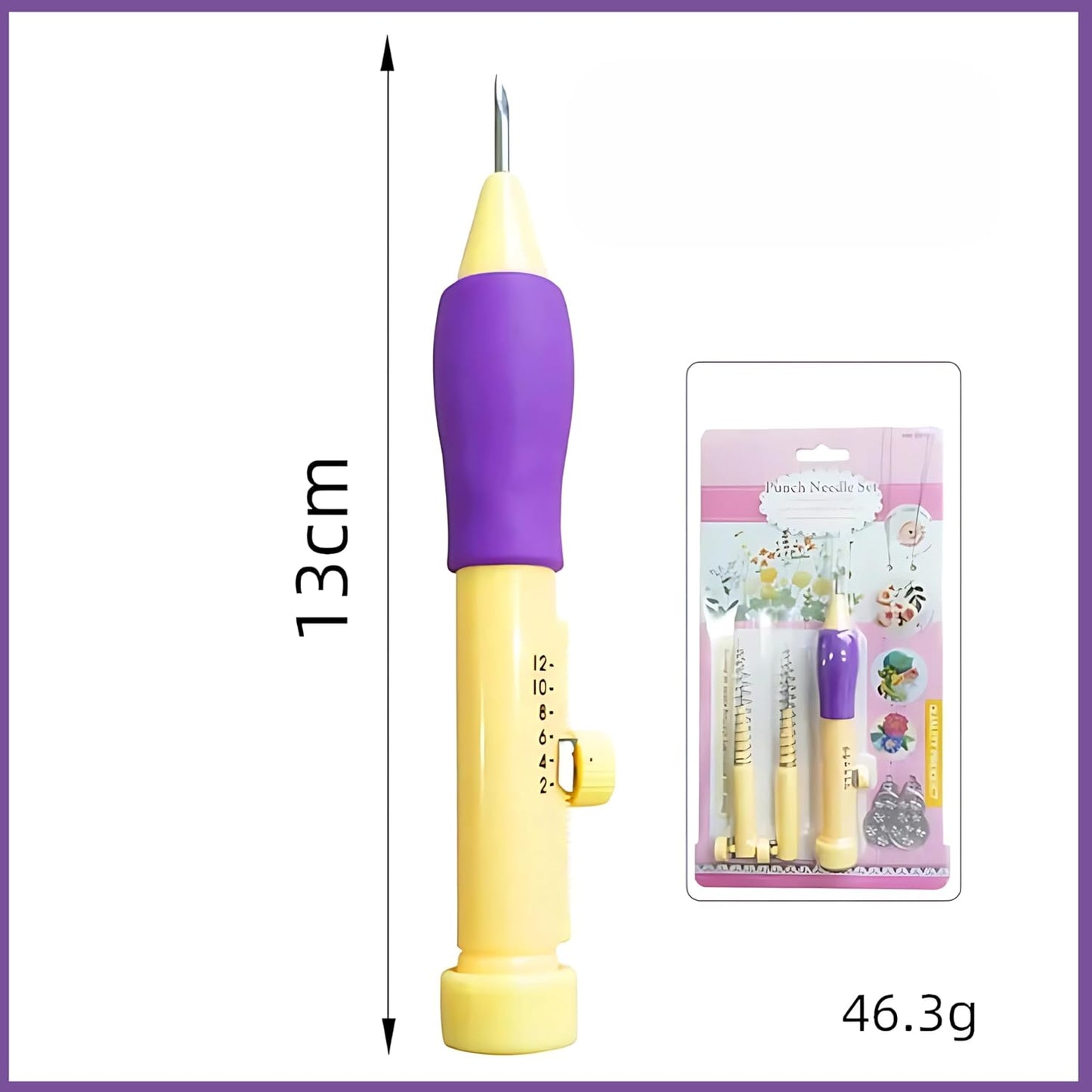 Easy Threading Tool for Punch Needle Embroidery