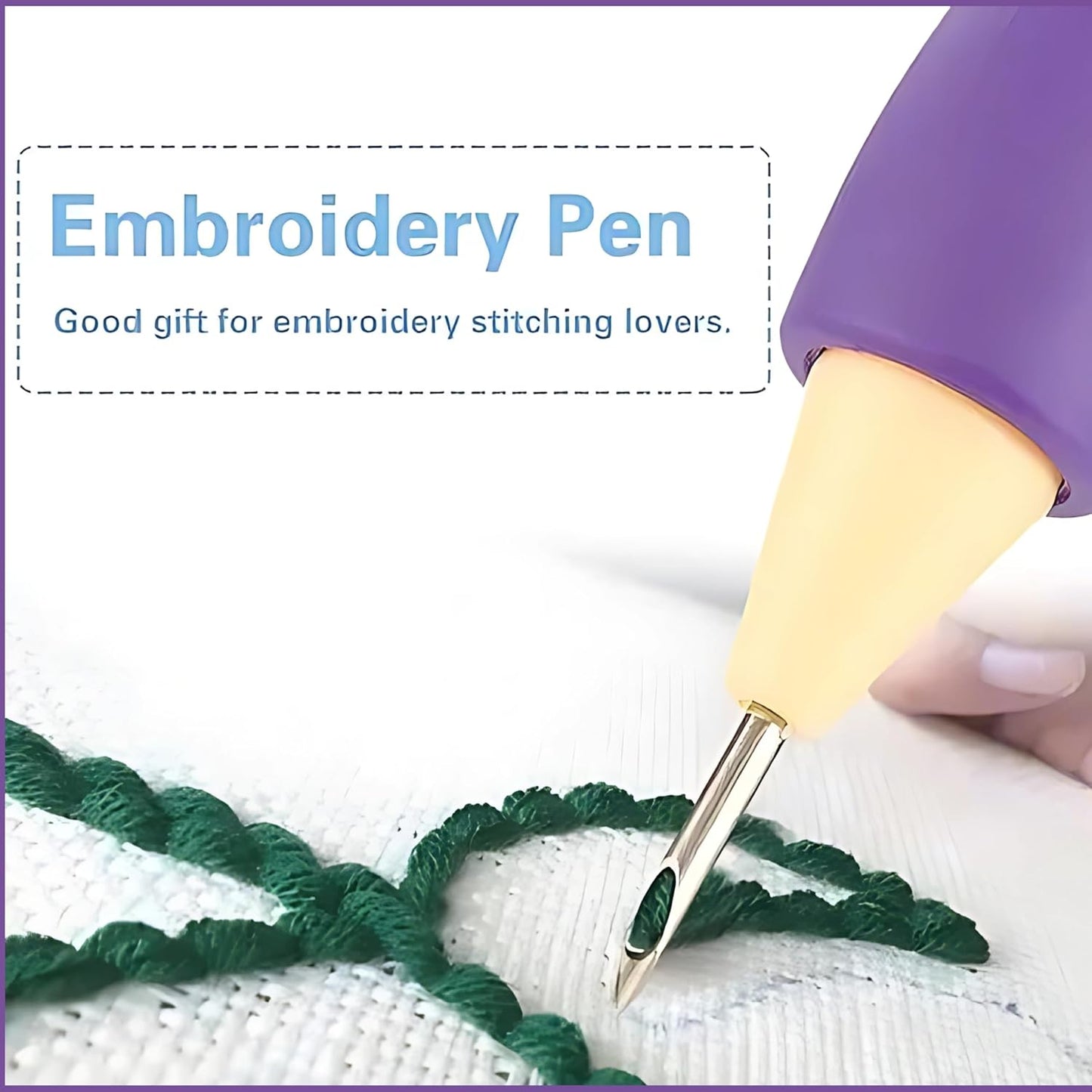 Easy Threading Tool for Punch Needle Embroidery