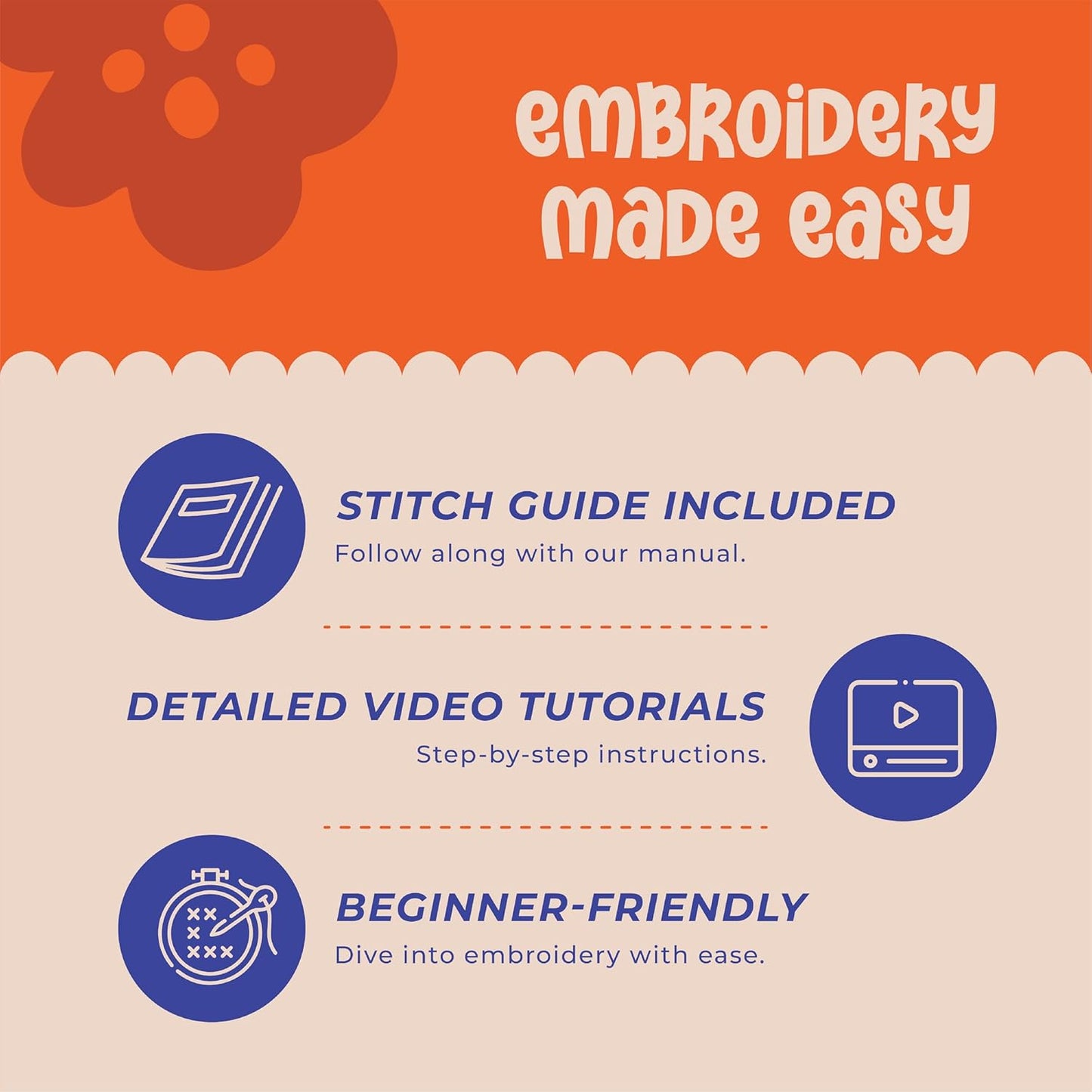 Easy Threading Tool for Punch Needle Embroidery